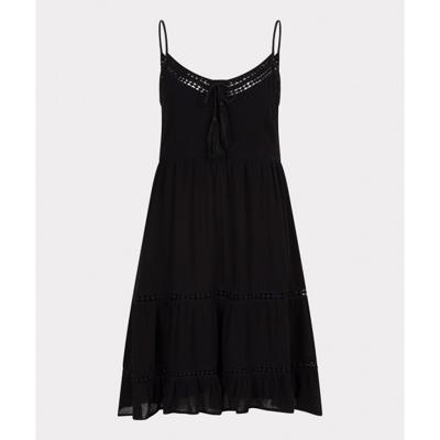 Esqualo - Zwart | Dames | Jurk | Zwart | 46 | regular | Kamst mode