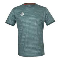 Indian Maharadja Pique Printed Tennis Shirt Heren S