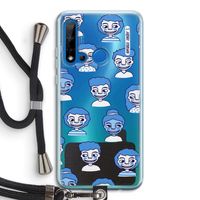 Gezichtjes: Huawei P20 Lite (2019) Transparant Hoesje met koord