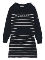 Moncler Enfant ensemble haut-pantalon à rayures - Bleu - thumbnail