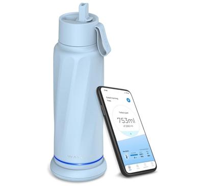 WaterH VITA Slimme Waterfles Seashell Blue