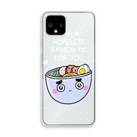 I'm A Hopeless Ramen-Tic For You: Pixel 4 Transparant Hoesje