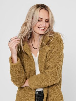 ONLY teddy coat ONLAURELIA bruin ONLY teddy coat ONLAURELIA bruin