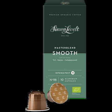 Simon Levelt Masterblend Smooth Gemalen Koffie in Capsules 10 Stuks 57 g bij Jumbo