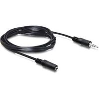 DeLOCK 84002 3m 3.5mm male/female Zwart audio kabel - thumbnail