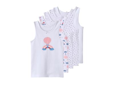 lupilu Set van 5 kinder hemden (Wit, 110/116)