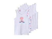 lupilu Set van 5 kinder hemden (Wit, 110/116)
