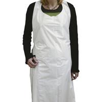 Creativ Company Wegwerp schort, h: 110 cm, b: 80 cm, wit, 100 stuk/ 1 doos