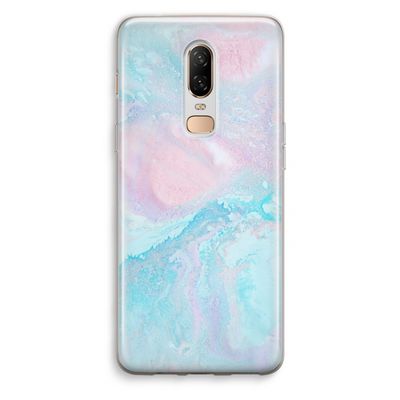 Fantasie pastel: OnePlus 6 Transparant Hoesje