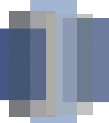 Moooi Carpets - Blended 5 Colours Cloudy Blue - 223x250 cm Vloerkleed
