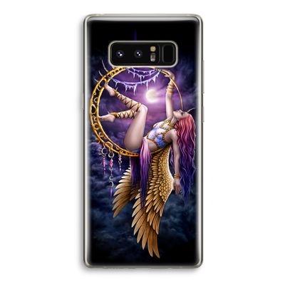 Aerial Angel: Samsung Galaxy Note 8 Transparant Hoesje