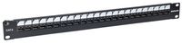 Intellinet Patch-Panel 24 poorten Netwerkpatchpaneel 483 mm (19) CAT 6 1 HE Zwart - thumbnail