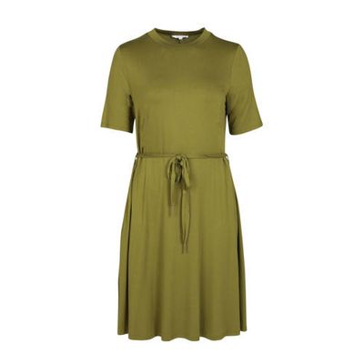 Paprika jurk olijfgroem Paprika jurk olijfgroem