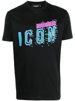 DSQUARED2 t-shirt en coton à imprimé Icon - Noir DSQUARED2 t-shirt en coton à imprimé Icon - Noir