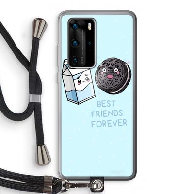 Best Friend Forever: Huawei P40 Pro Transparant Hoesje met koord