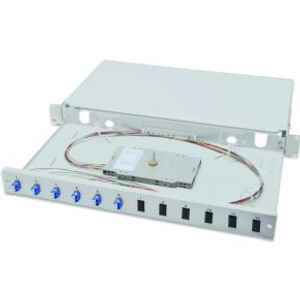 Digitus DN-96330/9 glasvezeladapter LC Grijs 1 stuk(s)