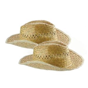 4x stuks cowboy strohoed summer