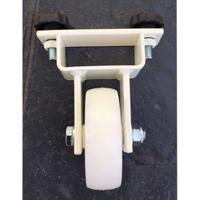 PAIR DE WHEELS FOR GOAL SOCCER 7 AND 11 TRANSFERABLES, SECTION 80X40MM