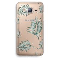 Simple leaves: Samsung Galaxy J3 (2016) Transparant Hoesje