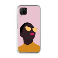Yellow glasses: Huawei P40 Lite Transparant Hoesje