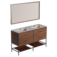 Differnz badmeubelset FSC 140 cm walnut