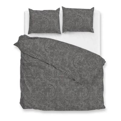 Dekbedovertrek Katoen Paisley Di Lino Donkergrijs Patroon 240x200 Cm Zo!Home - Dekbed-Discounter.nl