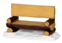 Lemax log bench kerstdorp accessoire 2013