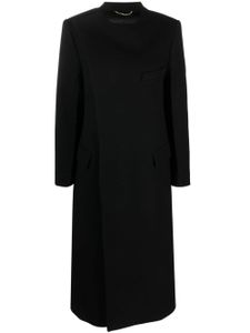 Victoria Beckham manteau mi-long texturé - Noir