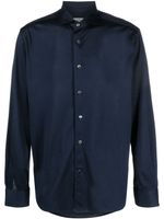 Corneliani chemise en coton - Bleu - thumbnail