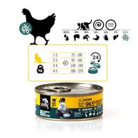 3COTY Chicken with spirulina For kittens and nursing cats - nat kattenvoer - 80g