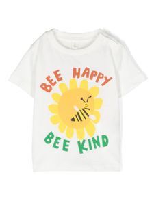 Stella McCartney Kids t-shirt en coton à imprimé graphique - Blanc