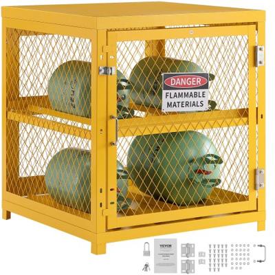 VEVOR Horizontale cilinderopslagkast, 4 x 33 lb capaciteit, propaanopslagkooi