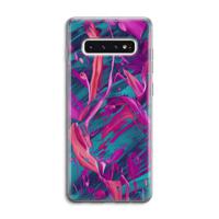 Pink Clouds: Samsung Galaxy S10 4G Transparant Hoesje