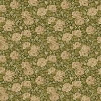 Dutch Wallcoverings Rosenlycka - Roses Green - Groen