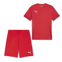 PUMA teamGOAL Matchday Voetbaltenue Rood Wit - thumbnail