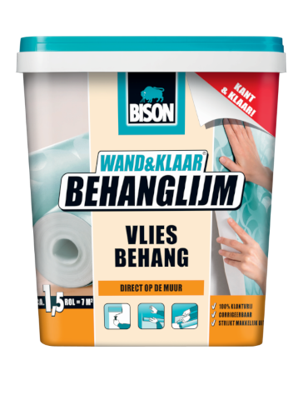 Wand&Klaar Behanglijm Vliesbehang Pot 1 kg - Bison