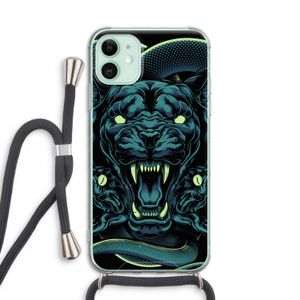 Cougar and Vipers: iPhone 11 Transparant Hoesje met koord