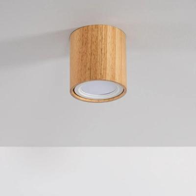 Plafondspot LED hout rond 6W 2700K warm wit &apos;Sigrid&apos;