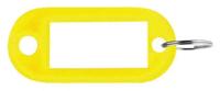 Sleutellabel Pavo kunststof geel 100 stuks