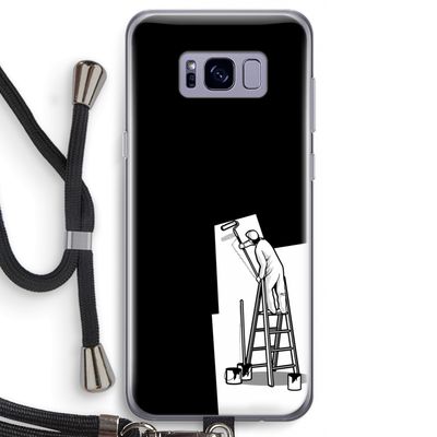 Musketon Painter: Samsung Galaxy S8 Transparant Hoesje met koord