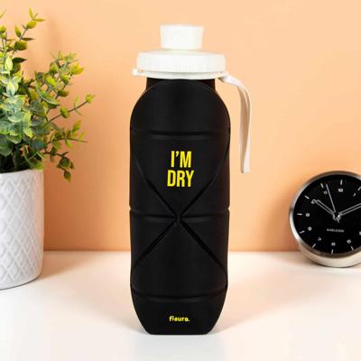 Opvouwbare waterfles - Zwart