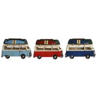 Decoratieve figuren Home ESPRIT Blauw Rood Marineblauw 28 x 13,5 x 17,5 cm (3 Stuks)