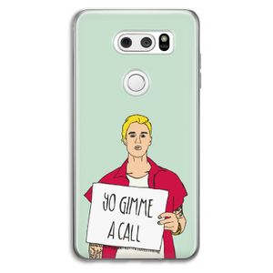 Gimme a call: LG V30 Transparant Hoesje