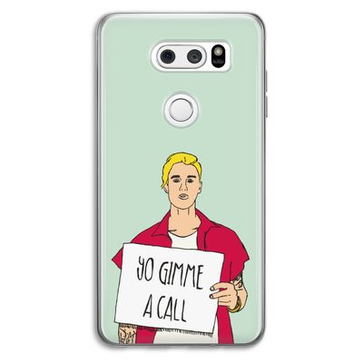 Gimme a call: LG V30 Transparant Hoesje