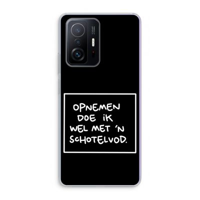 Schotelvod: Xiaomi 11T Pro Transparant Hoesje
