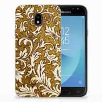 Siliconen Hoesje Samsung Galaxy J3 2017 Barok Goud Siliconen Hoesje Samsung Galaxy J3 2017 Barok Goud