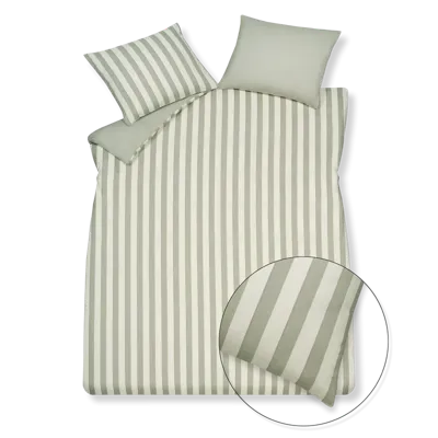 Vandyck home 97 cotton tencel smoke green Dekbedovertrek