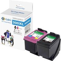 G&G Inktcartridge Compatibel Zwart, Kleur NH-RC641E/RC644E GP-H300XLBKCMY-2P