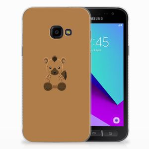 Samsung Galaxy Xcover 4 | Xcover 4s Telefoonhoesje met Naam Baby Hyena