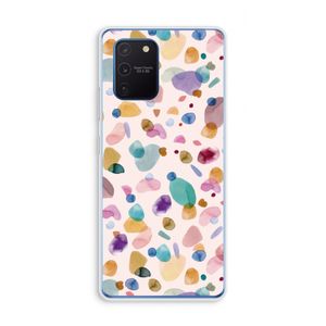 Terrazzo Memphis Pink: Samsung Galaxy Note 10 Lite Transparant Hoesje